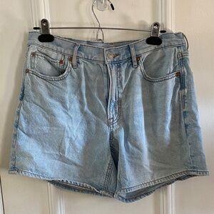 American Eagle Outfitters Light Wash Jean Shorts